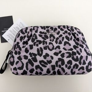 NWT! Kate Spade New York Chelsea Spotted Leopard Cosmetic Case